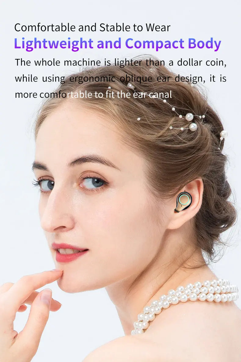 Large Capacity Wireless Earbuds Sports Bluetooth TWS Headset - Puck's