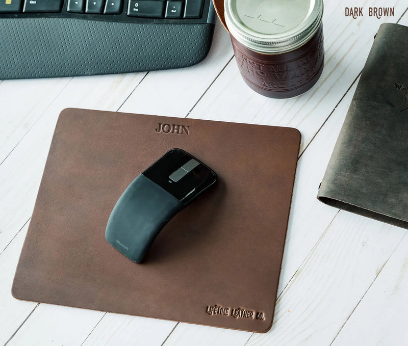 Leather Mouse Pad - Puck's