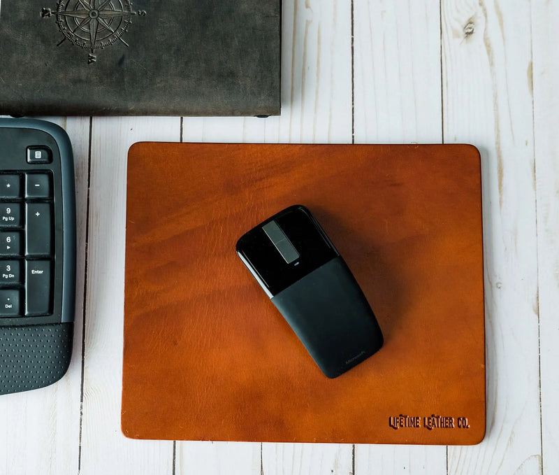 Leather Mouse Pad - Puck's