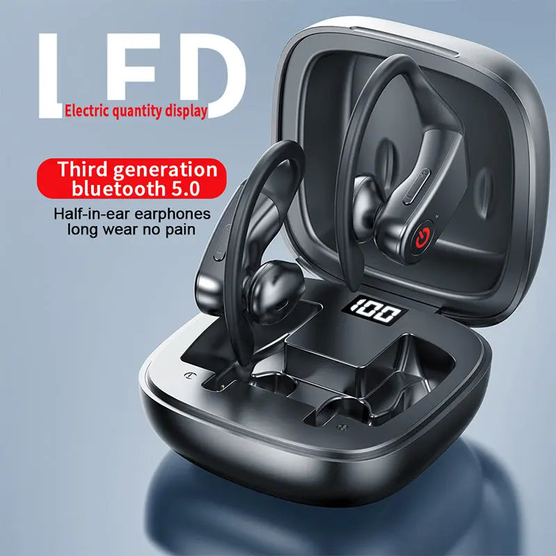 Led Display Wireless Headphones TWS Stereo Earbuds - Puck's