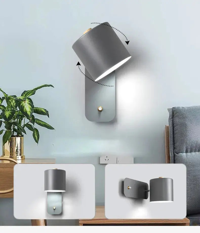 Led Wall Lamps Indoor Lights Staircase Lighting Nordic Modern Bedroom - Puck's