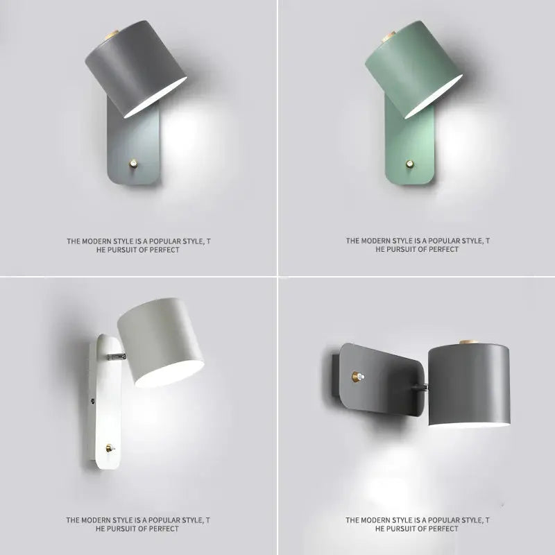 Led Wall Lamps Indoor Lights Staircase Lighting Nordic Modern Bedroom - Puck's