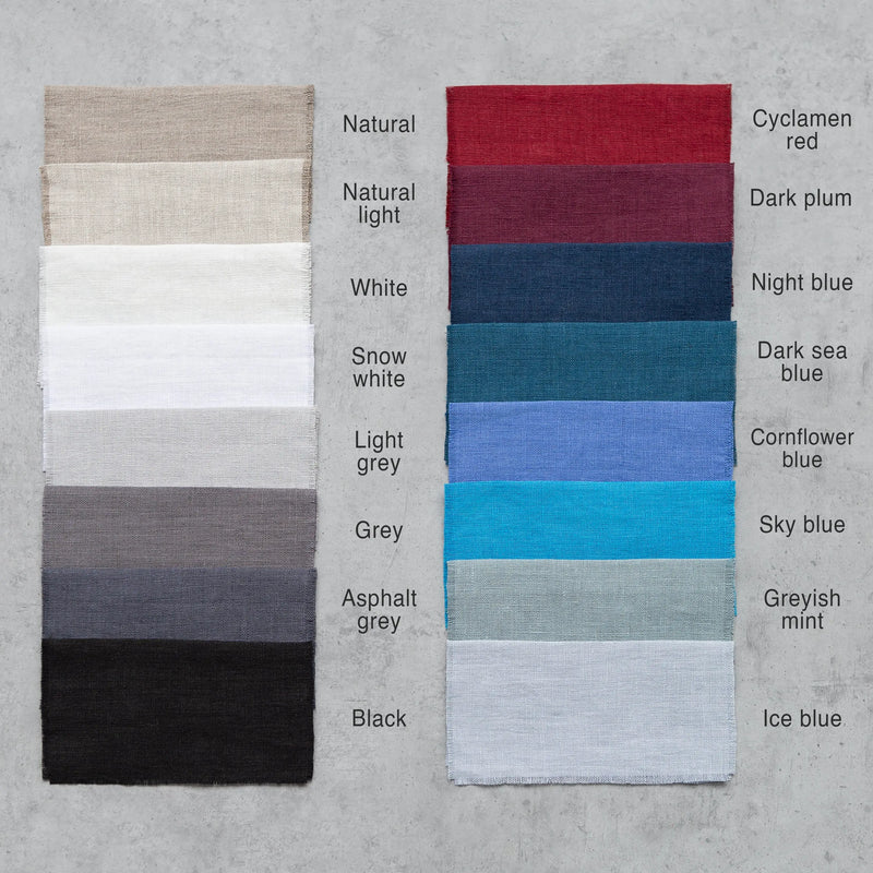 Linen duvet cover with ties - Puck's