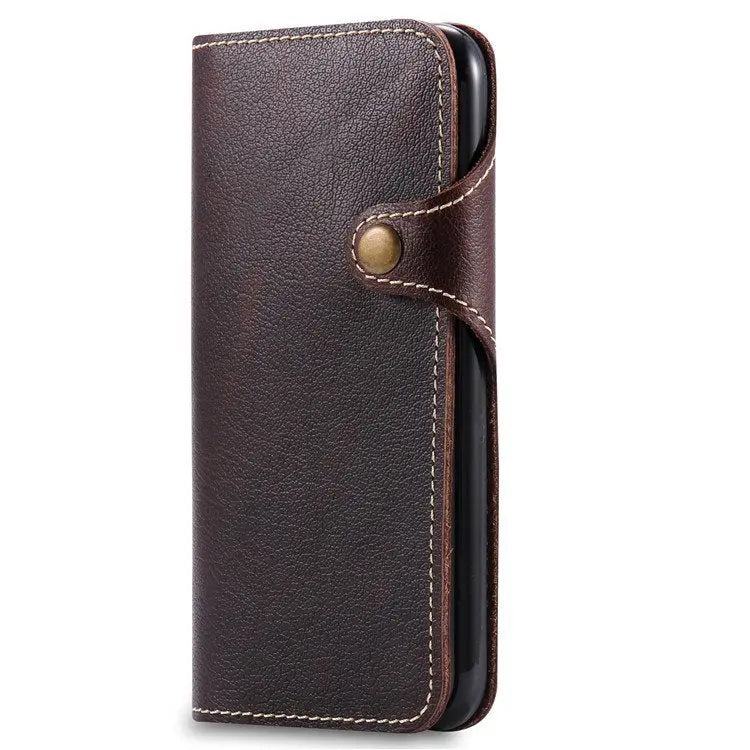 Litchi Grain iPhone Wallet Case - Puck's