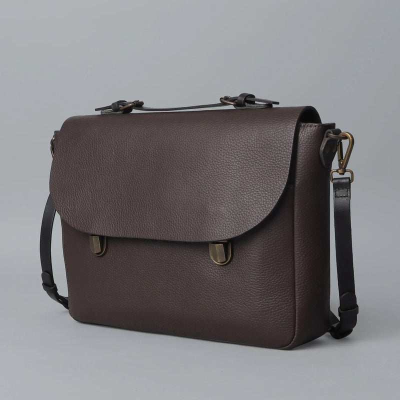 London Leather Briefcase - Puck's