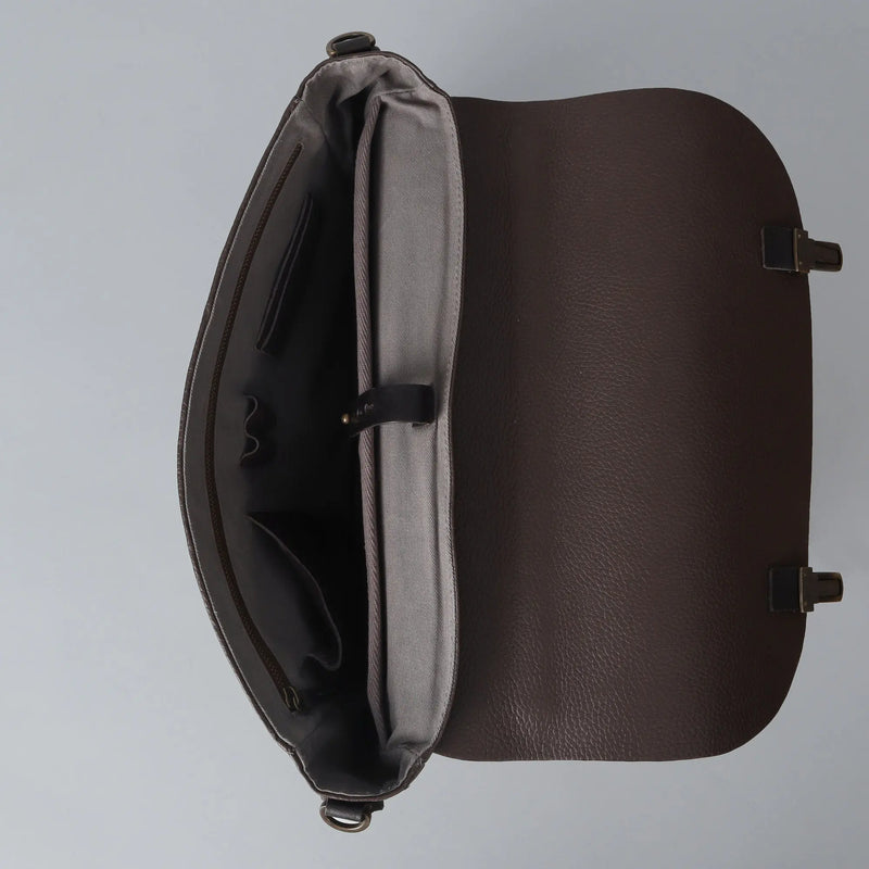 London Leather Briefcase - Puck's