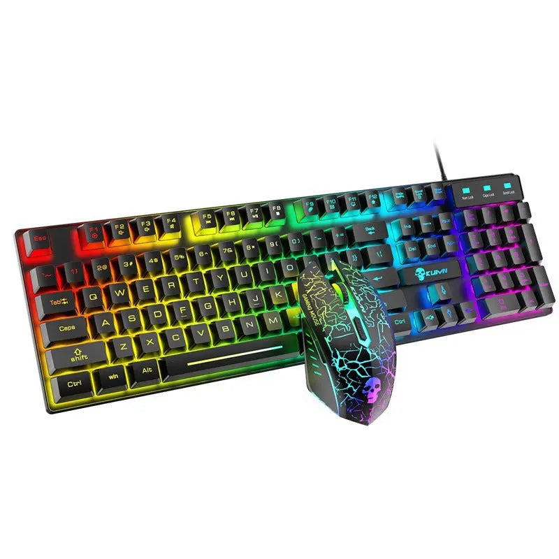 Luminous Keyboard And Mouse Set - Puck's