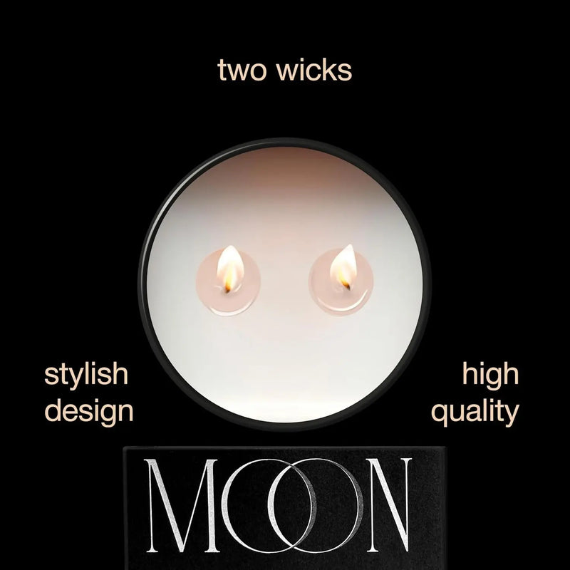 Luxury Candles for Home by  | Candles Vanilla |Vanilla Candles for Men | Non Toxic Candles | Vanilla & Caramel Black Candles | - Puck's