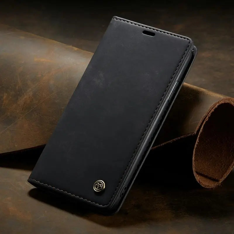 Luxury Magnetic Flip Wallet Case for iPhone 7, 8, X, 11, 12, 13 - Puck's