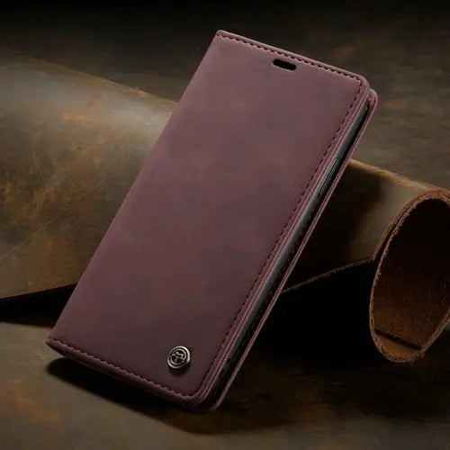 Luxury Magnetic Flip Wallet Case for iPhone 7, 8, X, 11, 12, 13 - Puck's