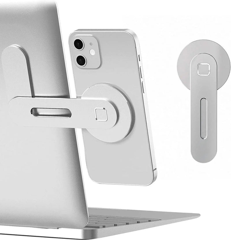 Magnetic Laptop Phone Holder Computer Monitor Side Cell Phone by Cloud Valley for Iphone 14/13/12 Series Case and All Phone - Puck's