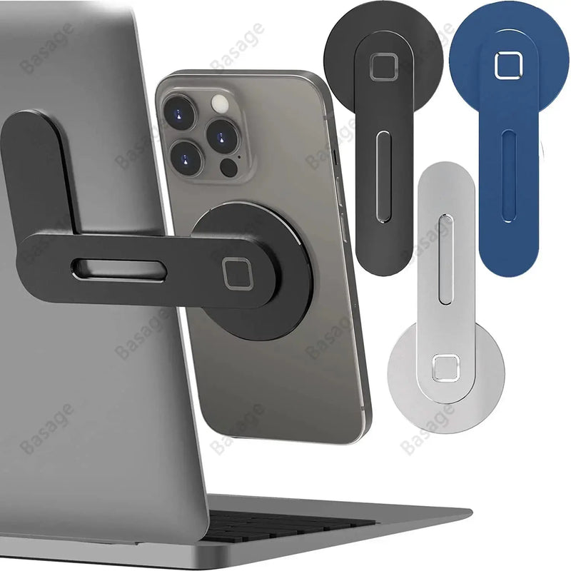Magnetic Laptop Phone Holder Computer Monitor Side Cell Phone by Cloud Valley for Iphone 14/13/12 Series Case and All Phone - Puck's