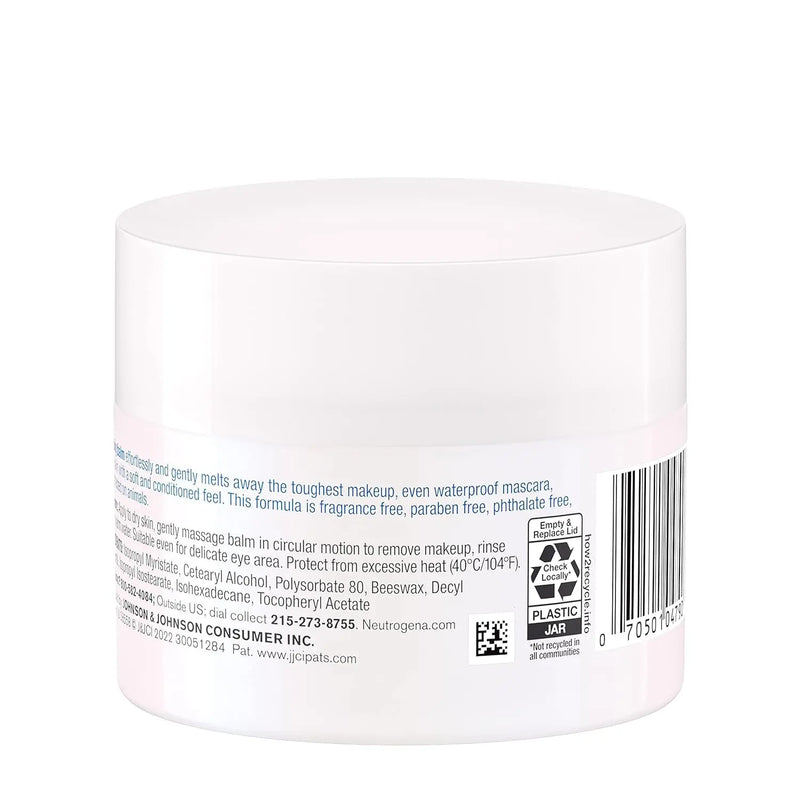 Makeup Melting Cleansing Balm, Face Cleansing Balm to Gently Melt Away Dirt, Oil, Makeup & Waterproof Mascara Leaving Skin Soft & Conditioned, Fragrance- & Paraben-Free, 2.6 Oz - Puck's