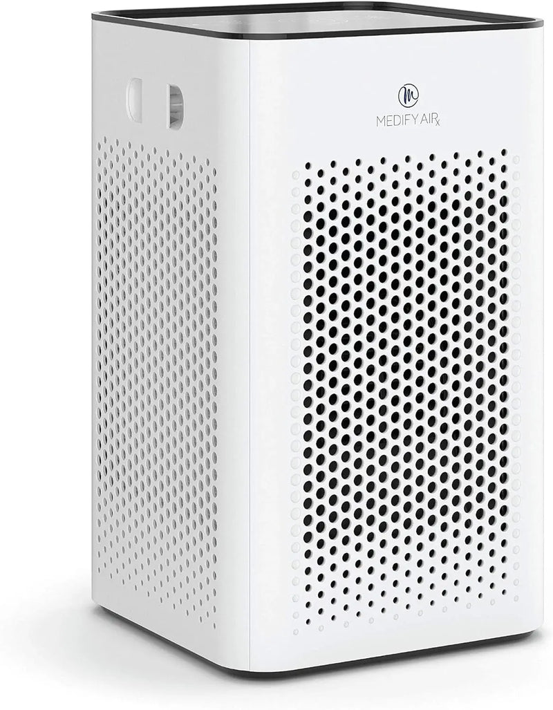 Medify MA-25 Air Purifier with True HEPA H13 Filter | 825 Ft² Coverage in 1Hr for Allergens, Smoke, Wildfires, Odors, Pollen, Pet Dander | Quiet 99.9% Removal to 0.1 Microns | White, 1-Pack - Puck's
