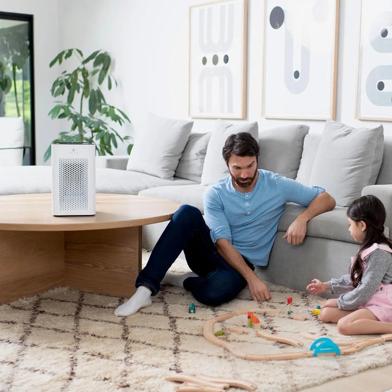 Medify MA-25 Air Purifier with True HEPA H13 Filter | 825 Ft² Coverage in 1Hr for Allergens, Smoke, Wildfires, Odors, Pollen, Pet Dander | Quiet 99.9% Removal to 0.1 Microns | White, 1-Pack - Puck's