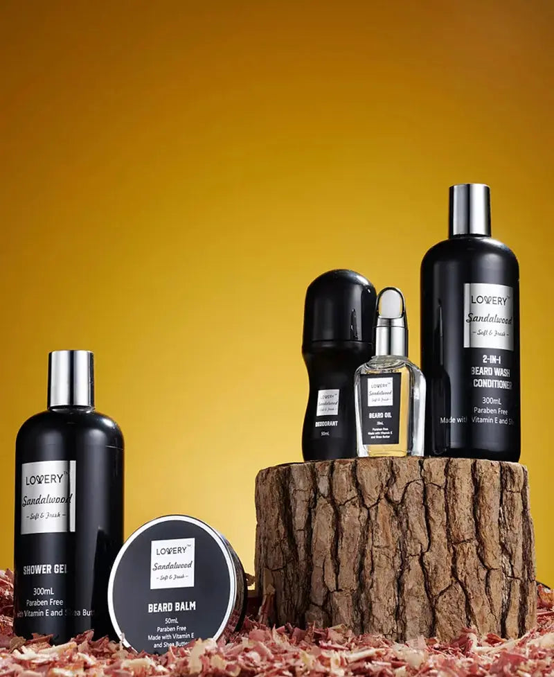 Men'S 10-Pc. Sandalwood Self-Care Grooming Gift Set - Puck's