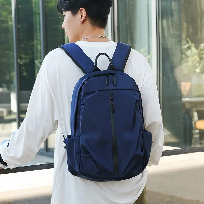 Men's Travel Bag High Quality Fashion Backpack with Charging Port - Puck's