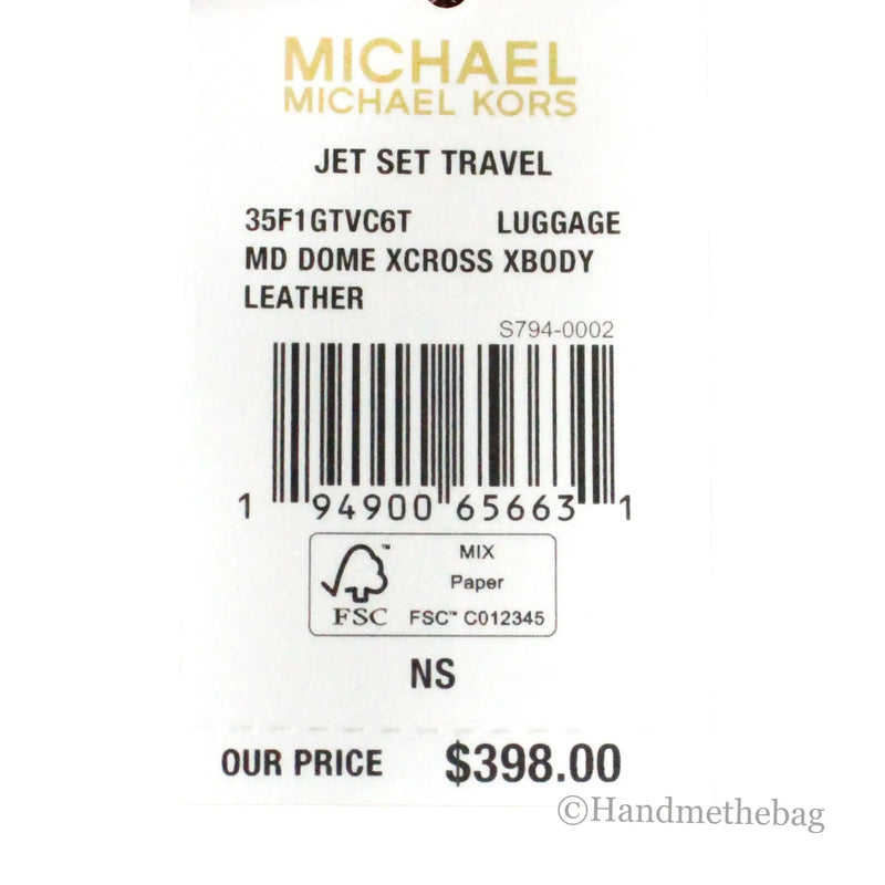 Michael Kors Jet Set Medium Luggage X Cross Dome Crossbody - Puck's