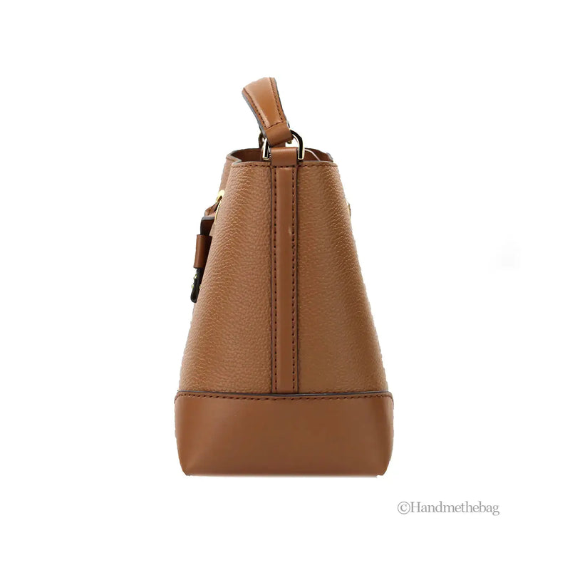 Michael Kors Mercer Kleine Bagage Leren Bucket Crossbody Tas - Puck's