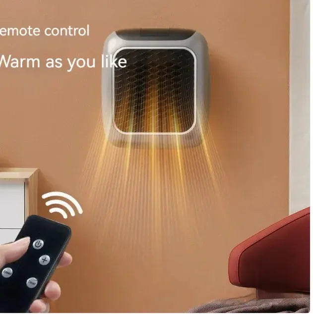 Mini Fan Heater Wall-mounted Dormitory Warm Artifact - Puck's