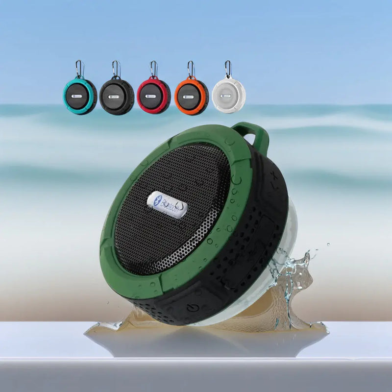 Mini Portable Waterproof Bluetooth Speaker with Suction Cup - Puck's