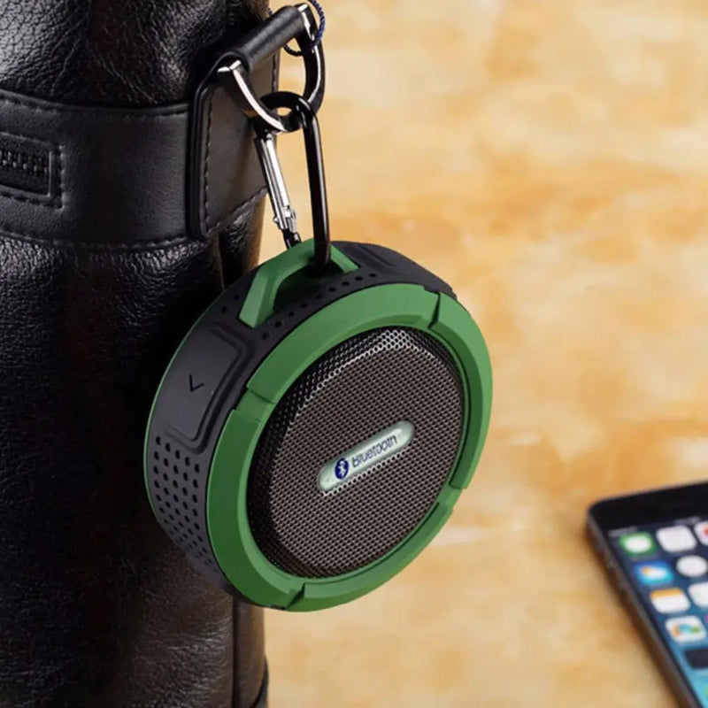 Mini Portable Waterproof Bluetooth Speaker with Suction Cup - Puck's