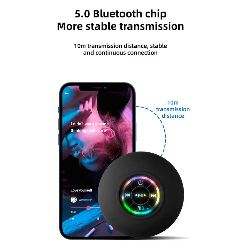 Mini Waterproof RGB Bluetooth Speaker - Puck's