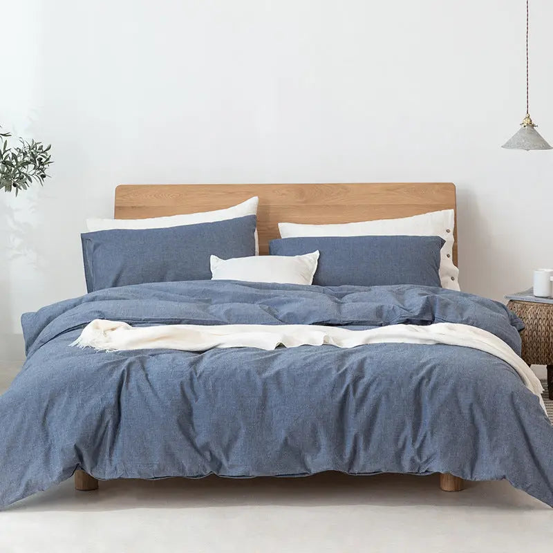 Minimalist Muji-Inspired Japanese Bedding Set - Puck's