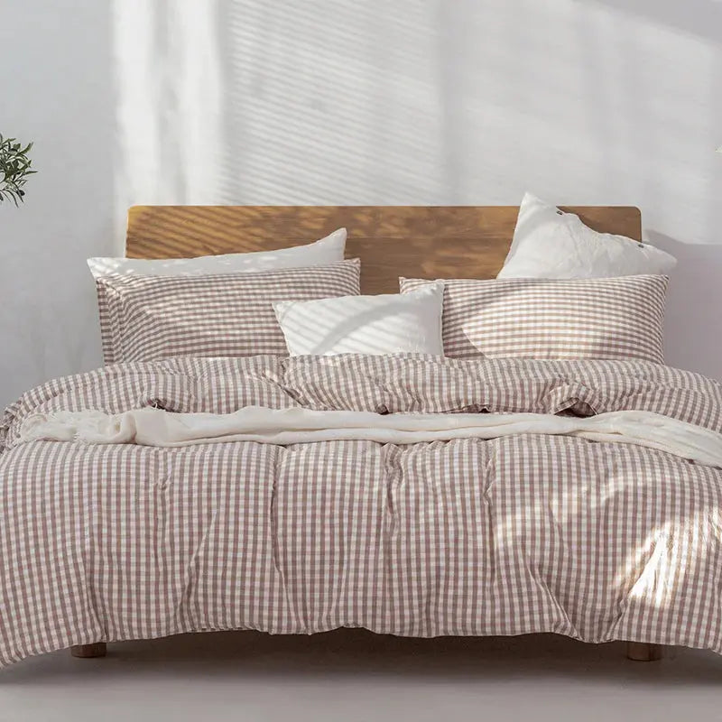 Minimalist Muji-Inspired Japanese Bedding Set - Puck's