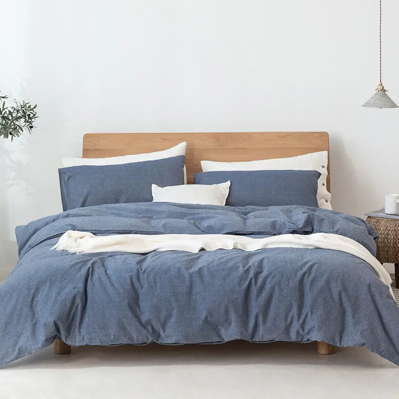 Minimalist Muji-Inspired Japanese Bedding Set - Puck's