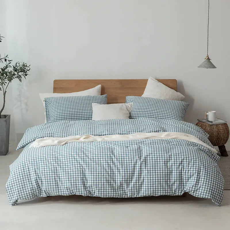 Minimalist Muji-Inspired Japanese Bedding Set - Puck's