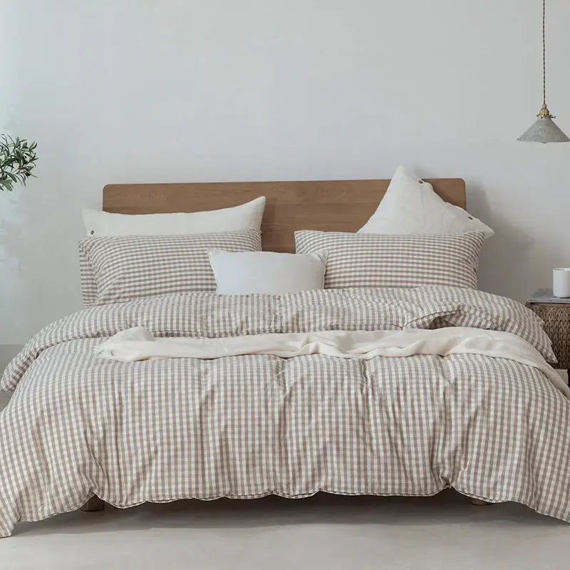 Minimalist Muji-Inspired Japanese Bedding Set - Puck's