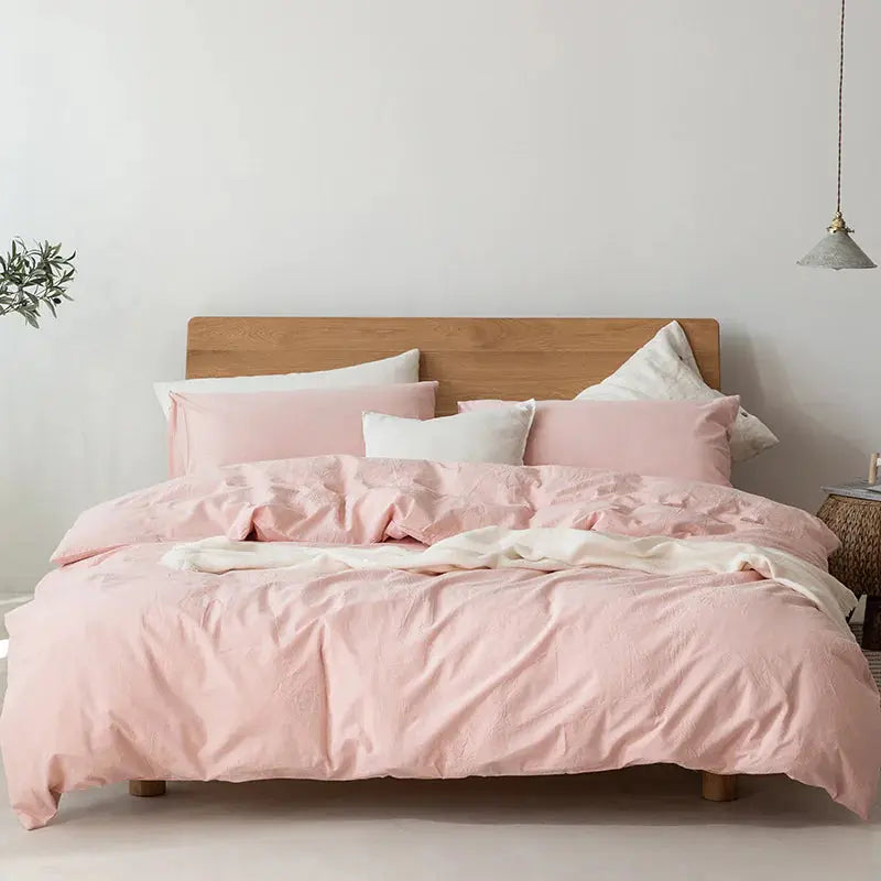 Minimalist Muji-Inspired Japanese Bedding Set - Puck's