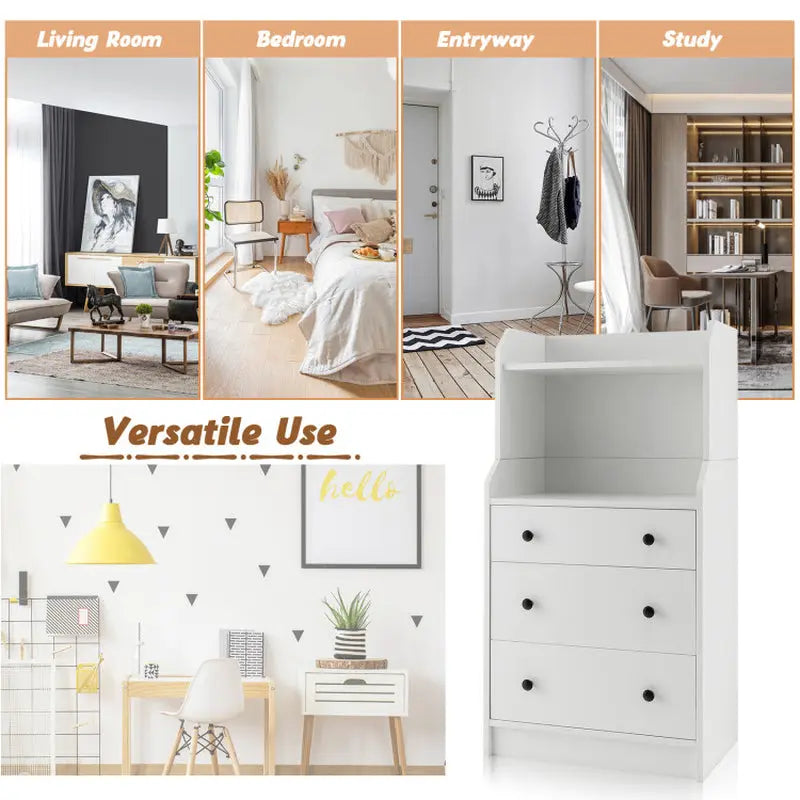 Modern Storage Dresser with Anti-Toppling Device - Puck's