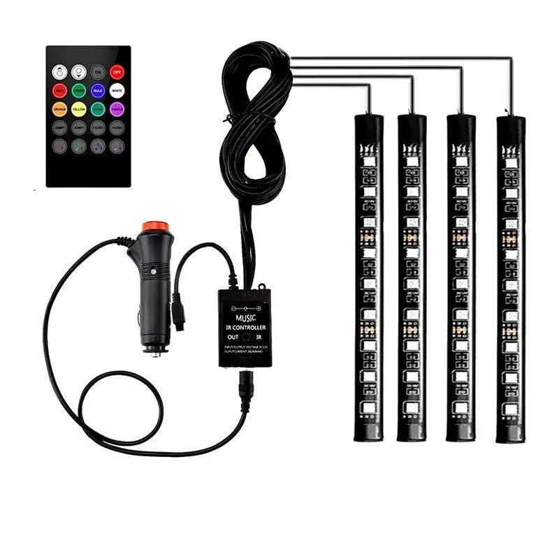 Multicolored LED Interior Lighting - Puck's