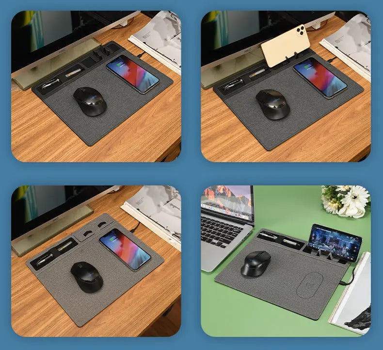 Multifunctional Creative Wireless Charging Mouse Pad - Puck's