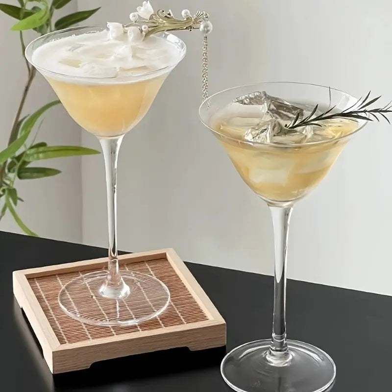 Multiple Packs of Wide-Mouth Glasses, Creative Cocktail Glasses, - Puck's
