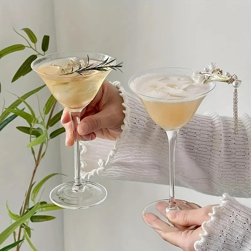 Multiple Packs of Wide-Mouth Glasses, Creative Cocktail Glasses, - Puck's