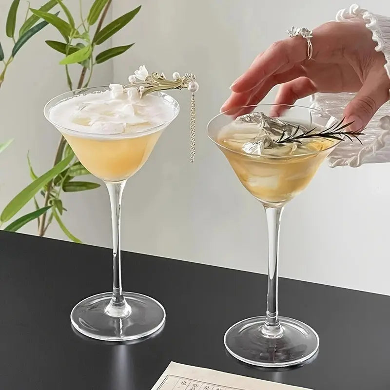 Multiple Packs of Wide-Mouth Glasses, Creative Cocktail Glasses, - Puck's