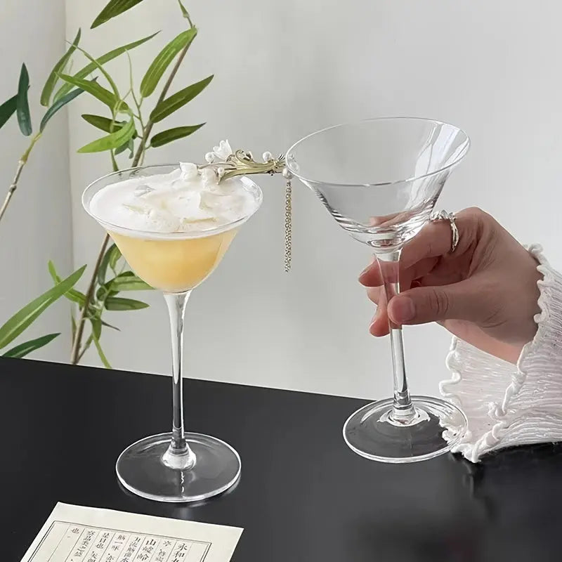 Multiple Packs of Wide-Mouth Glasses, Creative Cocktail Glasses, - Puck's