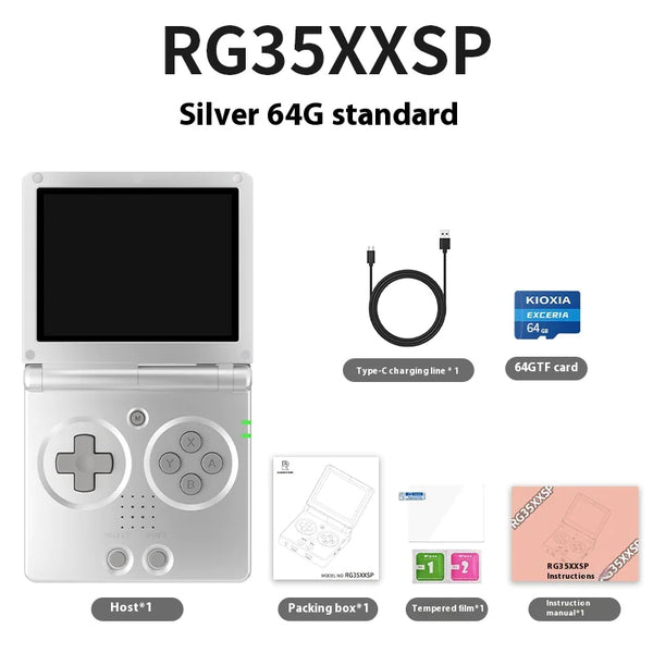 AMPOWN RG35XXSP Foldable Retro Handheld Game Console - Puck's