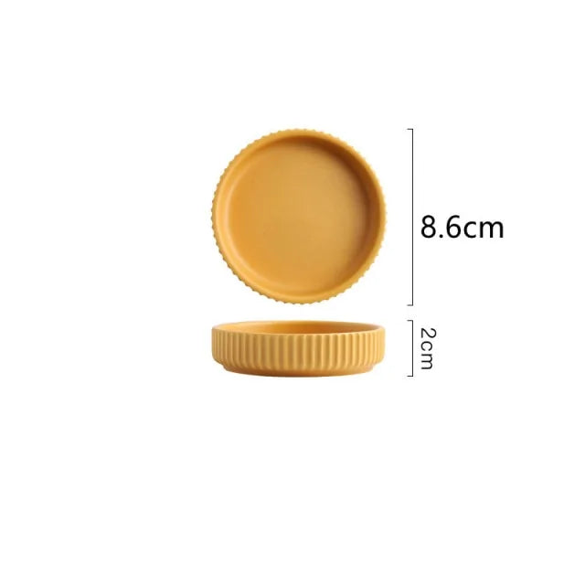 Ceramic Dinner Plates - Puck's