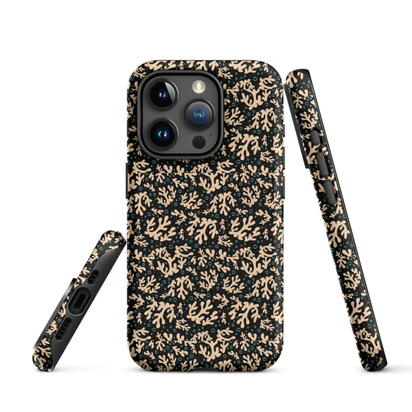 Nautical Black Coral Reef Tough Case for iPhone® - Puck's
