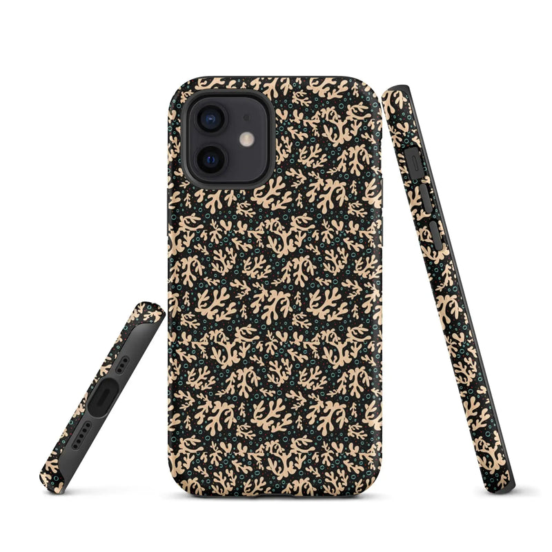 Nautical Black Coral Reef Tough Case for iPhone® - Puck's