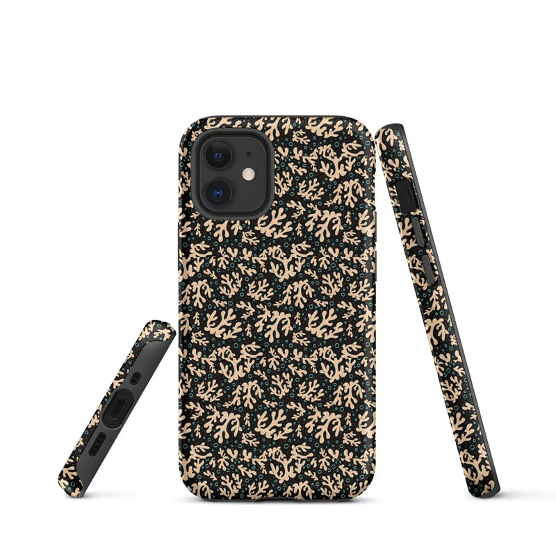 Nautical Black Coral Reef Tough Case for iPhone® - Puck's