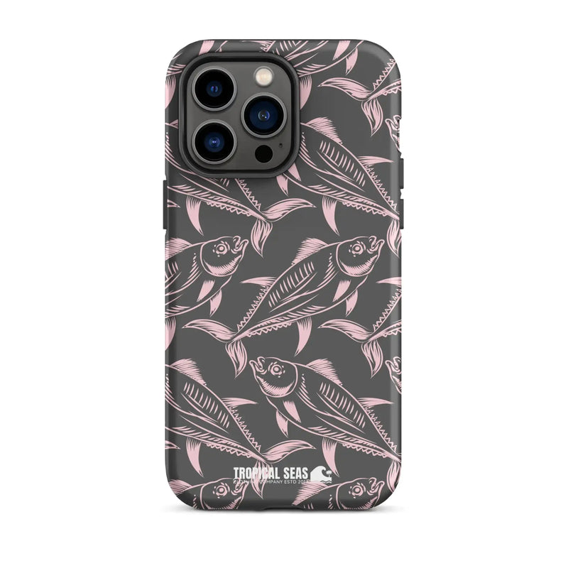 Nautical Pink Tuna Tough Case for iPhone® - Puck's