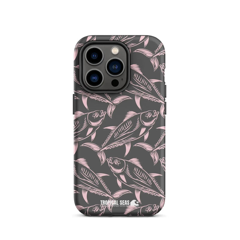 Nautical Pink Tuna Tough Case for iPhone® - Puck's