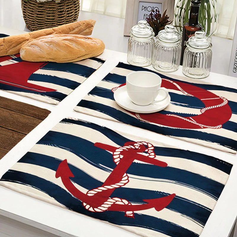 Nautical Placemat Set of 4 - Puck's