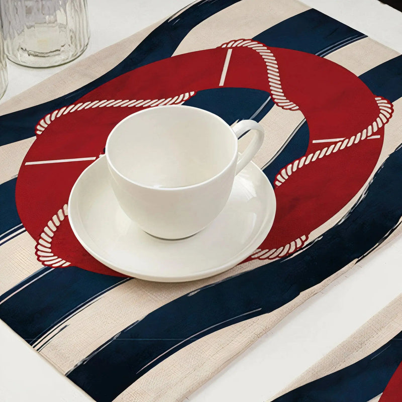 Nautical Placemat Set of 4 - Puck's