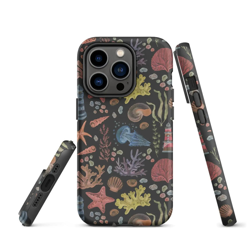 Nautical Tropic Reef Pattern Tough Case for iPhone® - Puck's